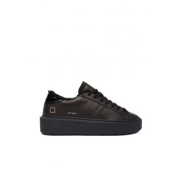 Tenisi dama -  Black Hill - piele naturala - negru