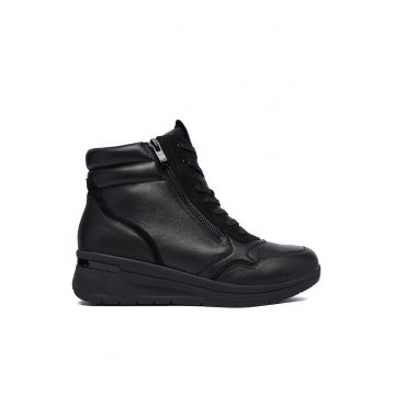 Tenisi dama -  Co 02F 9-26103-45 - piele naturala - negru