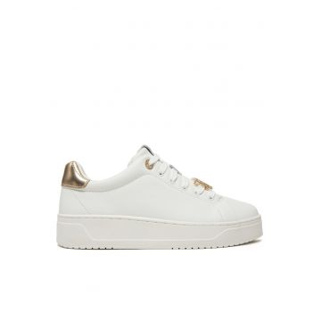 Tenisi dama - Guess TWHT 5RGZ17 7288A - piele naturala - alb