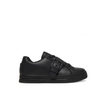Tenisi dama -  material piele naturala - negru
