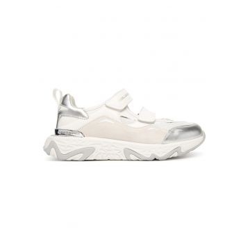 Tenisi dama -  piele naturala - alb - velcro