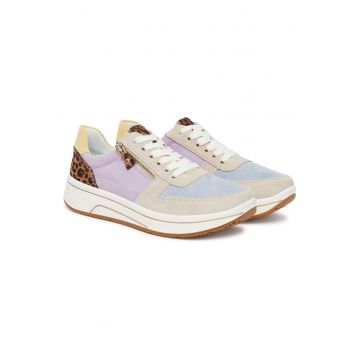 Tenisi dama -  piele naturala - multicolor - 12-27540-75