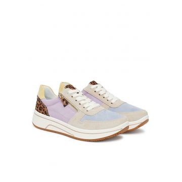 Tenisi dama -  piele naturala - multicolor - 12-27540-75