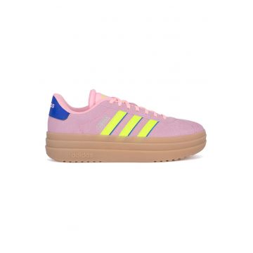 Tenisi dama -  piele naturala - roz - talpa cu platforma - stil sportiv