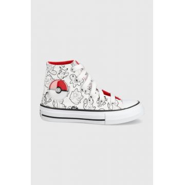 Converse tenisi copii culoarea alb