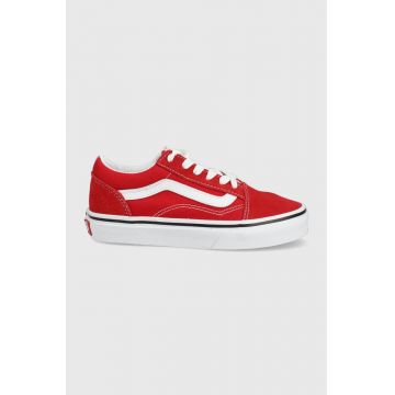 Vans tenisi copii culoarea rosu