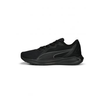 Pantofi cu garnituri de plasa pentru alergare Twitch Runner Fresh - Negru stins