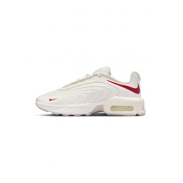 Pantofi sport Air Max Fire din piele ecologica si plasa - Rosu/Alb murdar