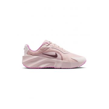 Pantofi sport Aura Edge din material textil cu insertii din piele ecologica - Piersica