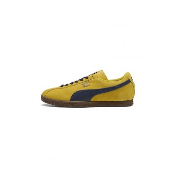 Pantofi sport Brasil din piele intoarsa si piele