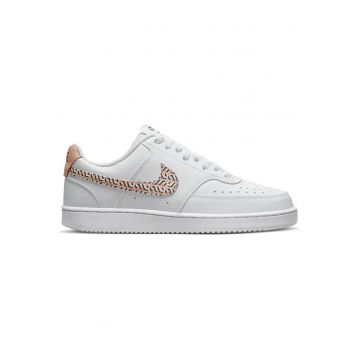 Pantofi sport  Court Vision Low Next Nature FN7323 - piele ecologica - alb