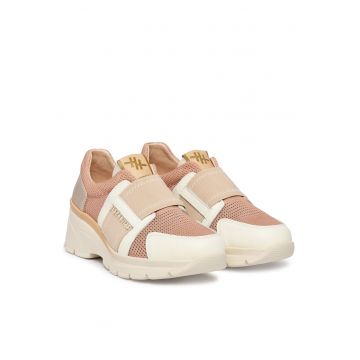 Pantofi sport dama -  tesatura - bej