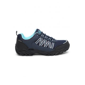 Pantofi sport dama  trekking - impermeabili - negru/bleumarin - material textil - talpa cauciuc.