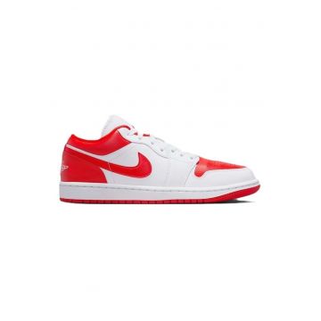 Pantofi sport dama  WMNS AIR JORDAN 1 LOW - Piele ecologica - Rosu - Rosu