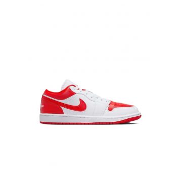 Pantofi sport dama  WMNS AIR JORDAN 1 LOW - Piele ecologica - Rosu - Rosu