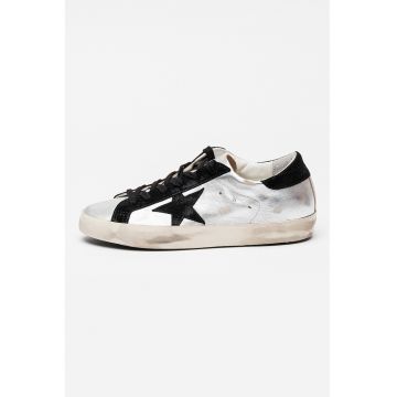 Pantofi sport low-cut Super-Star Classic - Negru/Argintiu