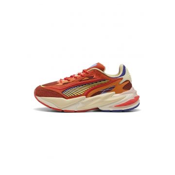 Pantofi sport RS Surge unisex cu detalii contrastante - Galben/Caramiziu