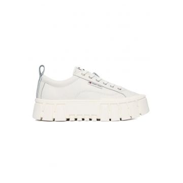 Pantofi sport  TJW VULC FLATFORM LEATHER-EN0EN03008-YBL