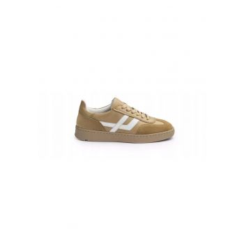 Sneakers femei BRAVA - piele - Maro