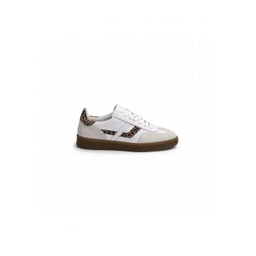 Sneakers femei BRAVA - piele naturala - alb - Alb