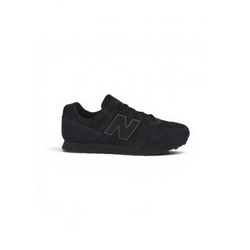 sport bărbați -  M373253 - piele suede - negru - Negru