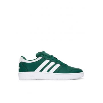 Tenisi barbati -  piele ecologica - verde - stil modern