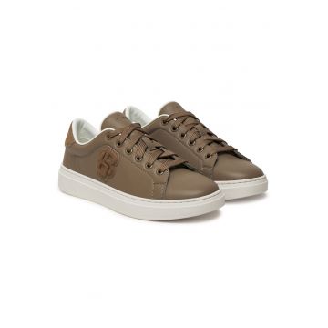 Tenisi dama  50548277 - piele naturala - maro