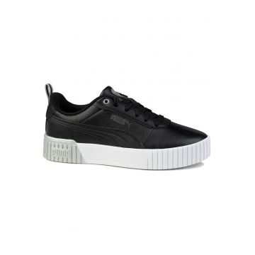 Tenisi dama  Carina METALLIC DREAM - negru - piele ecologica