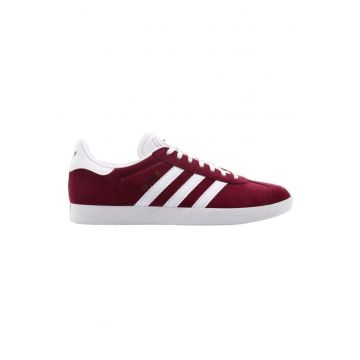 Tenisi dama Gazelle -  Piele intoarsa - Rosu/Alb