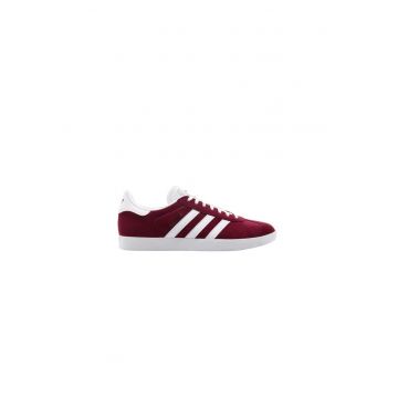 Tenisi dama Gazelle -  Piele intoarsa - Rosu/Alb