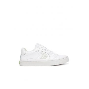 Tenisi unisex  piele naturala - alb - Alb