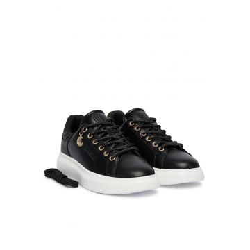 Adidasi dama -  piele naturala - negru -