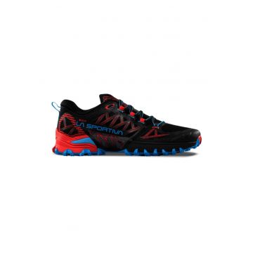 Pantofi Bushido III GTX cu logo pentru alergare trail - Albastru pastel/Portocaliu mandarina/Gri antracit