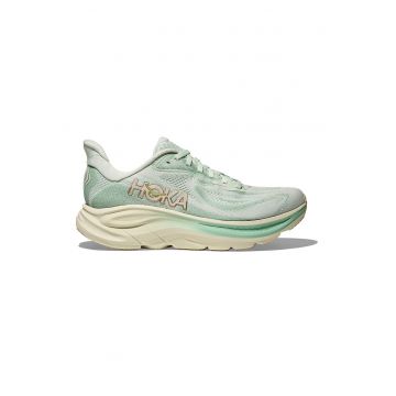 Pantofi Clifton 10 cu logo pentru alergare - Verde pal