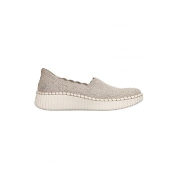 Pantofi slip-ons din material textil Wilshire True Charm - Maro taupe deschis