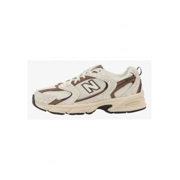 Pantofi sport  530 din piele ecologica - Maro inchis - Bej - Maro/White