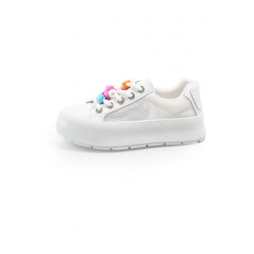 Pantofi Sport  Active 250386 din piele naturala - Alb
