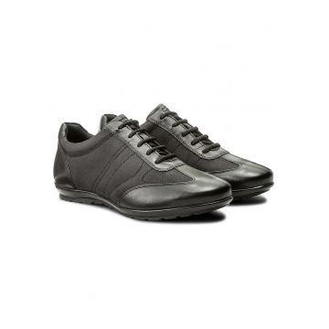Pantofi sport barbati -  model U Symbol - piele naturala - negru
