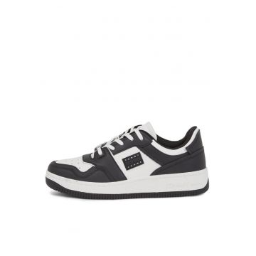 Pantofi sport barbati  TJM BASKET WL - Piele naturala - Negru - Negru