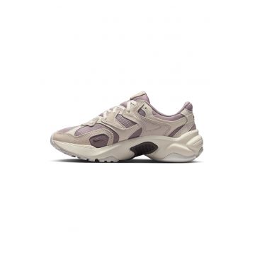 Pantofi sport cu insertii din piele intoarsa - Lila/Crem