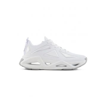 Pantofi sport dama  INFINITY MIRROR - Piele ecologica - Alb - Alb