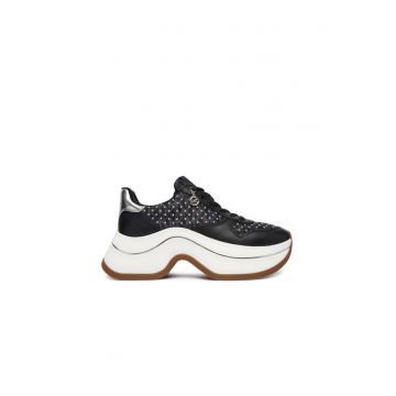 Pantofi sport dama -  piele naturala - negru - eleganta si confort