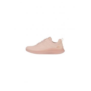 Pantofi sport de piele ecologica - Roz