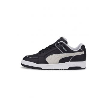 Pantofi sport de piele intoarsa si piele Slipstream Retro Sum - Alb/Negru