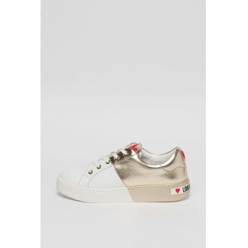 Pantofi sport de piele si piele ecologica