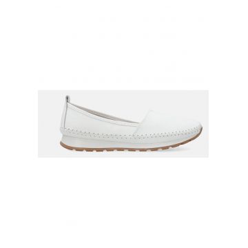 Pantofi sport din piele naturala tip slip-on