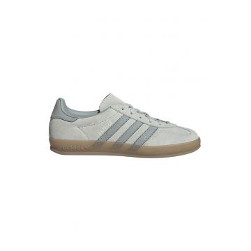Pantofi sport Gazelle din piele intoarsa - Verde pal/Caramel