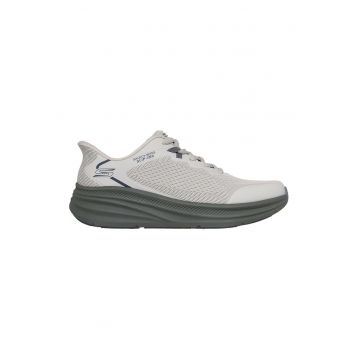 Pantofi sport Slip-ins™ Bobs Skillz - Gri deschis/Verde pal