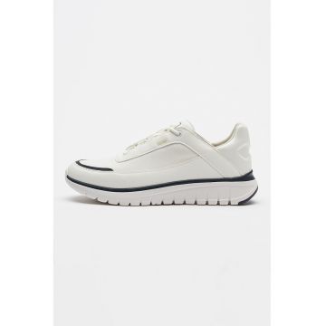 Pantofi sport Spherica Actif din piele ecologica cu insertii din plasa - Alb murdar/Bleumarin
