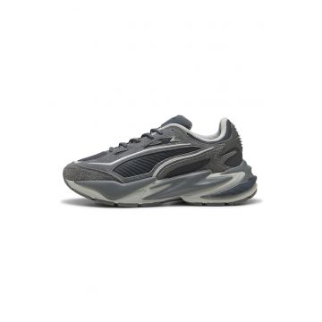 Pantofi sport Surge din material textil cu garnituri din piele intoarsa - Gri antracit